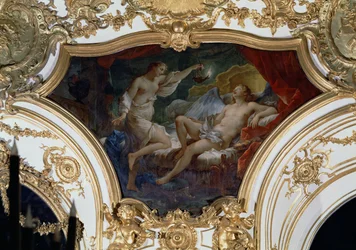 Psyche und Amor, Deckenpaneel aus dem Salon de la Princesse